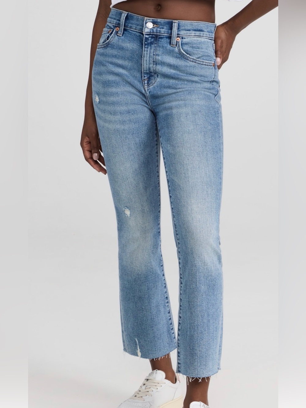Pistols Lennon High Rise Cropped Boot Jeans in Zuma